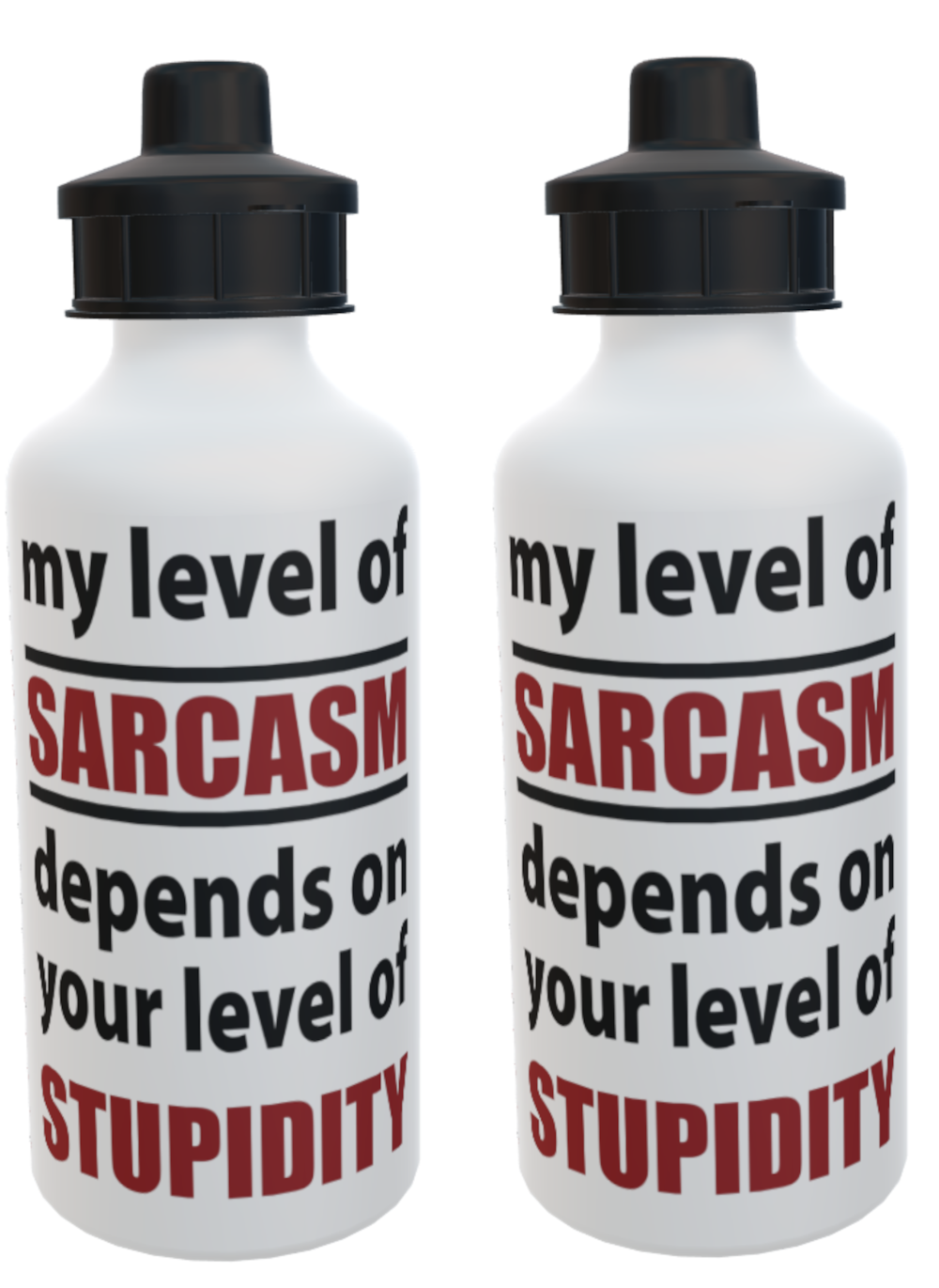 Sarcasm Sports Bottle - My Level Of Sarcasm ....